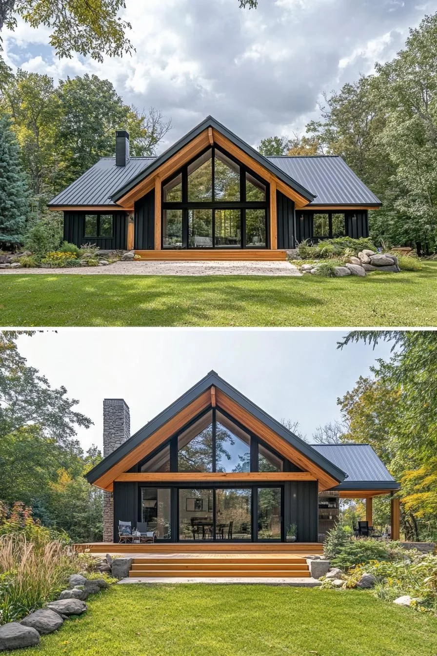 A-Frame Cabin Tucked in the Forest