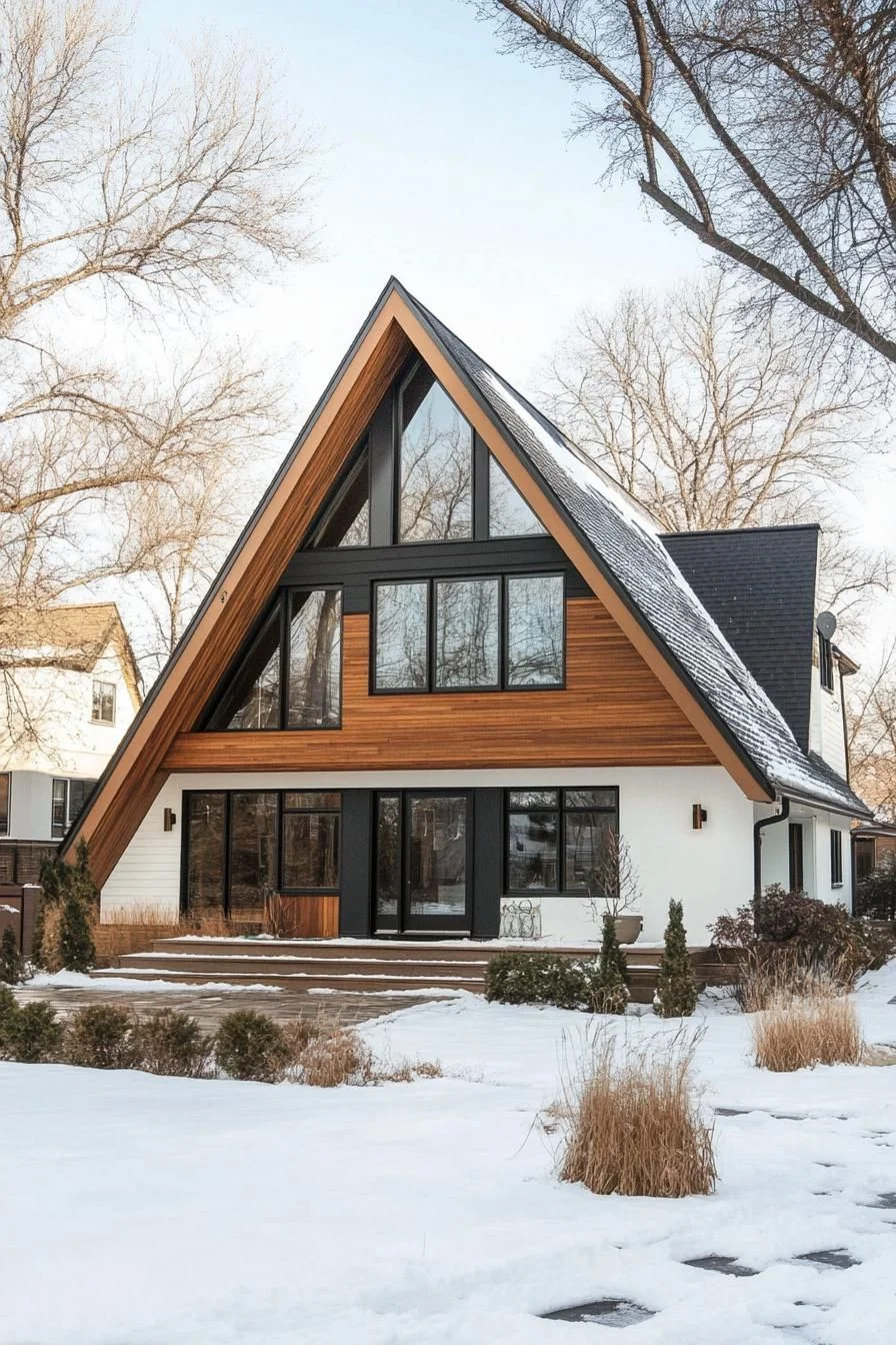 A Sleek A-Frame with Scandinavian Appeal