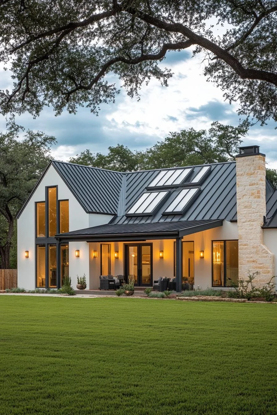 Modern Ranch Oasis Under Shady Oaks