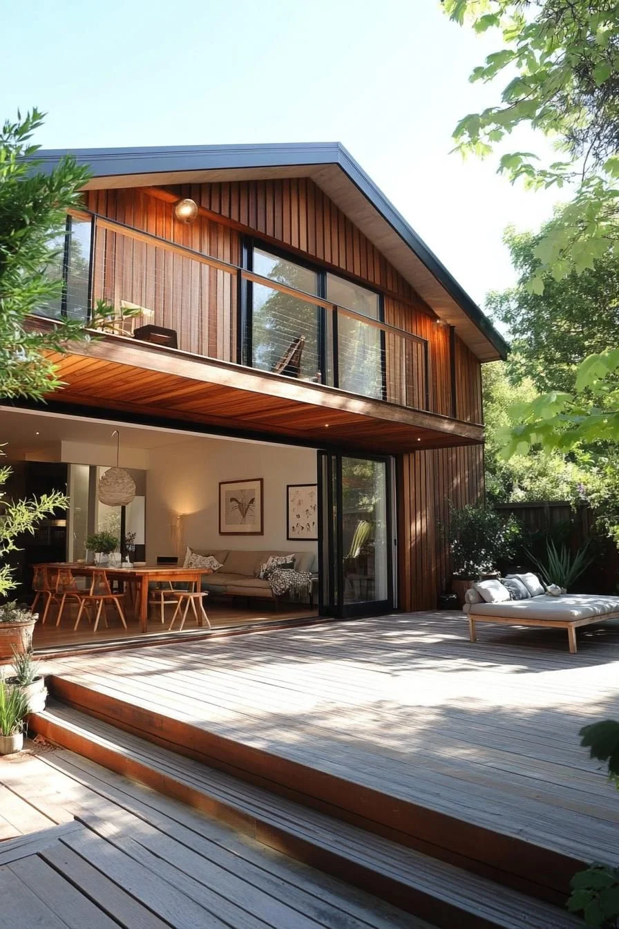 Modern Barn Retreat Tucked in the Woods