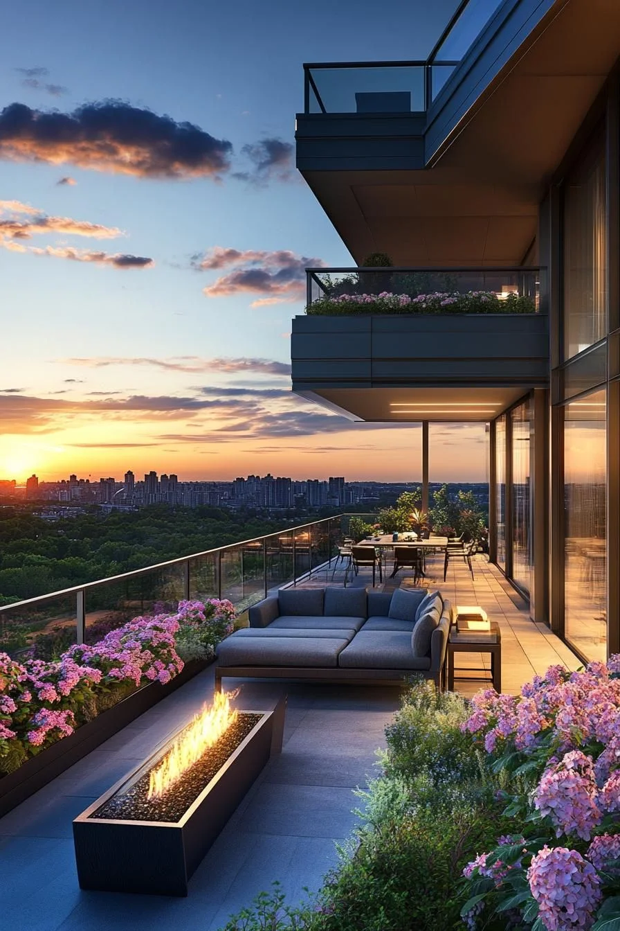Sunset Views From the Terrace