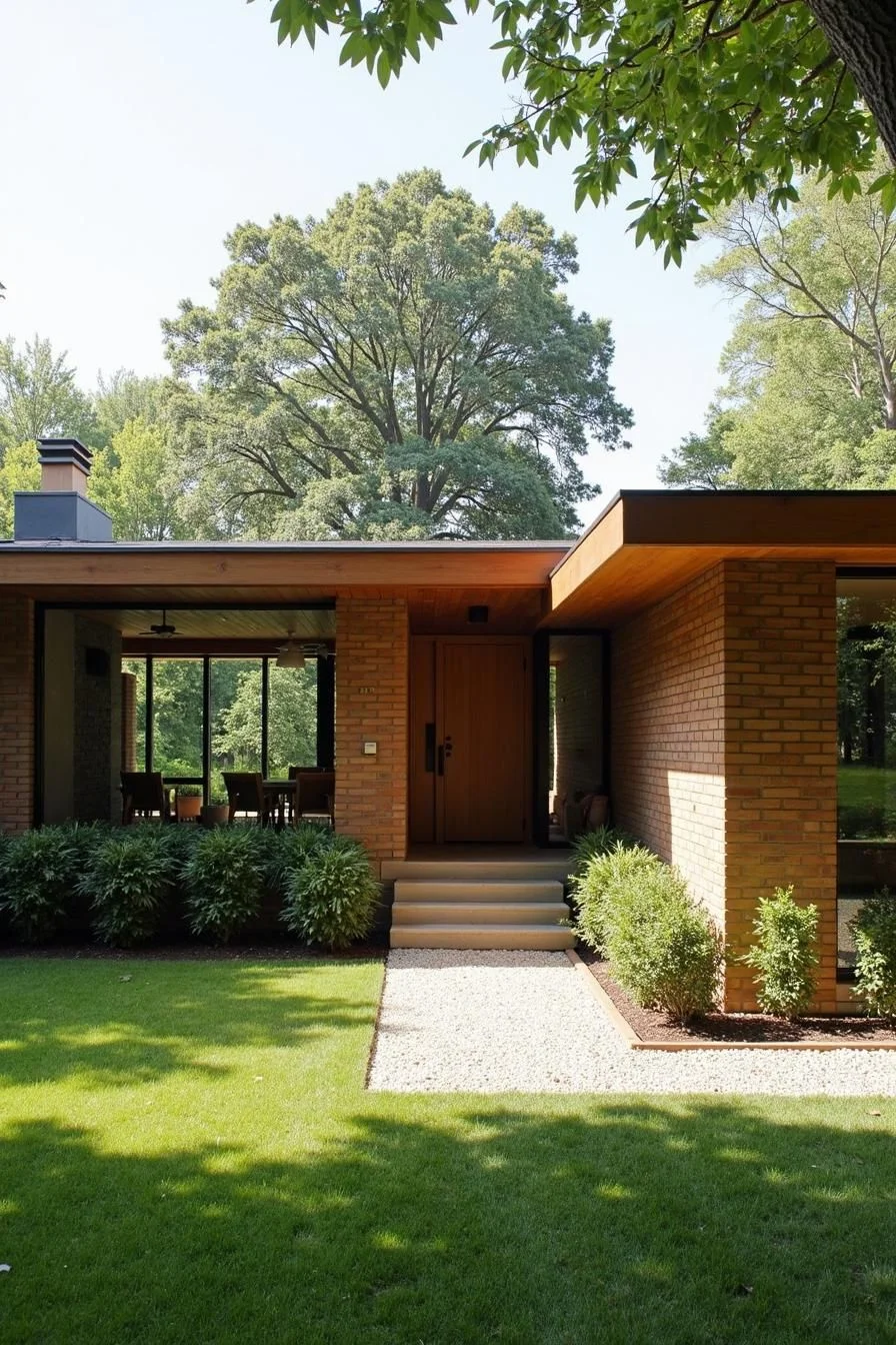 Brick and Nature Living in Balance