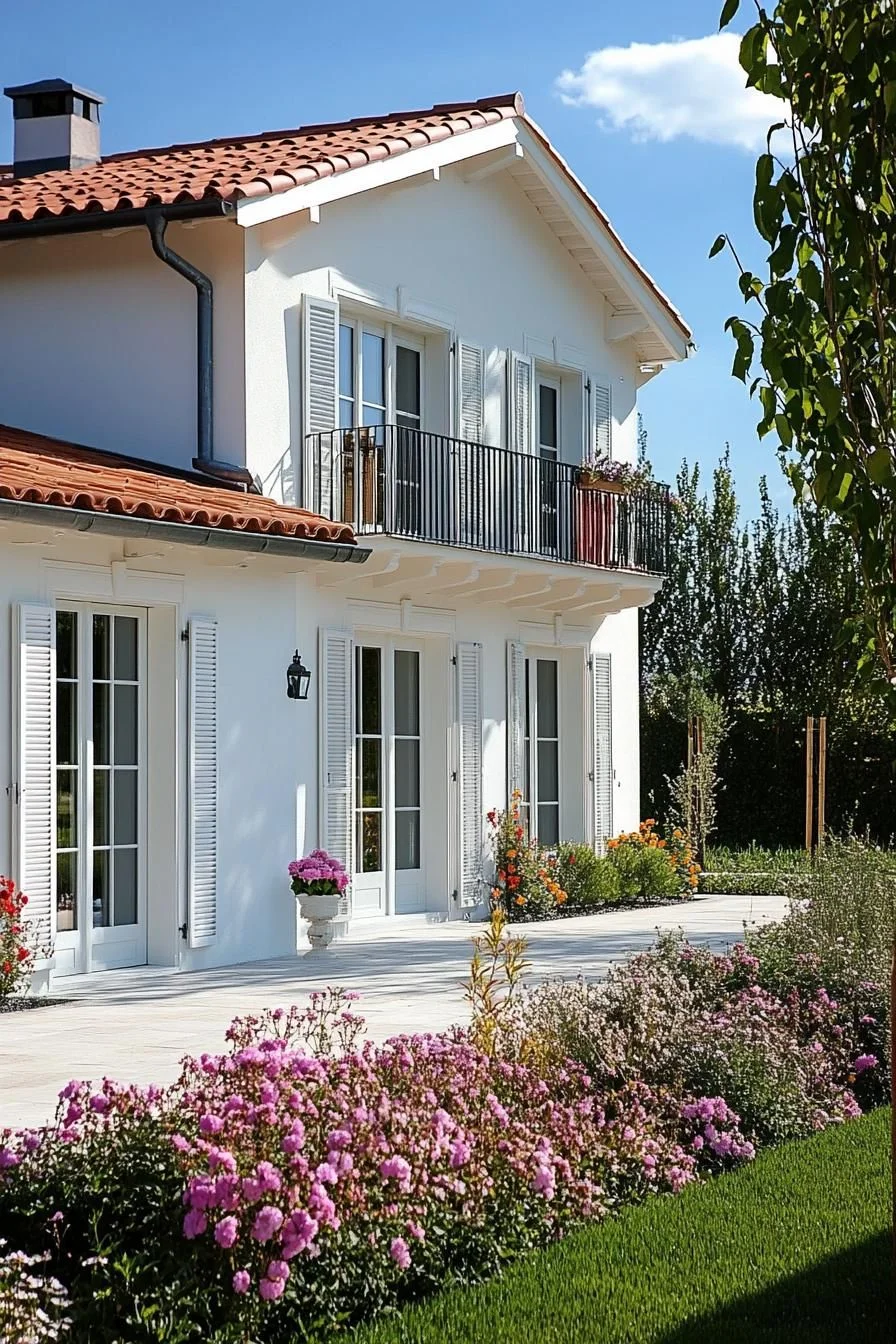 A Countryside Home Wrapped in Flowers