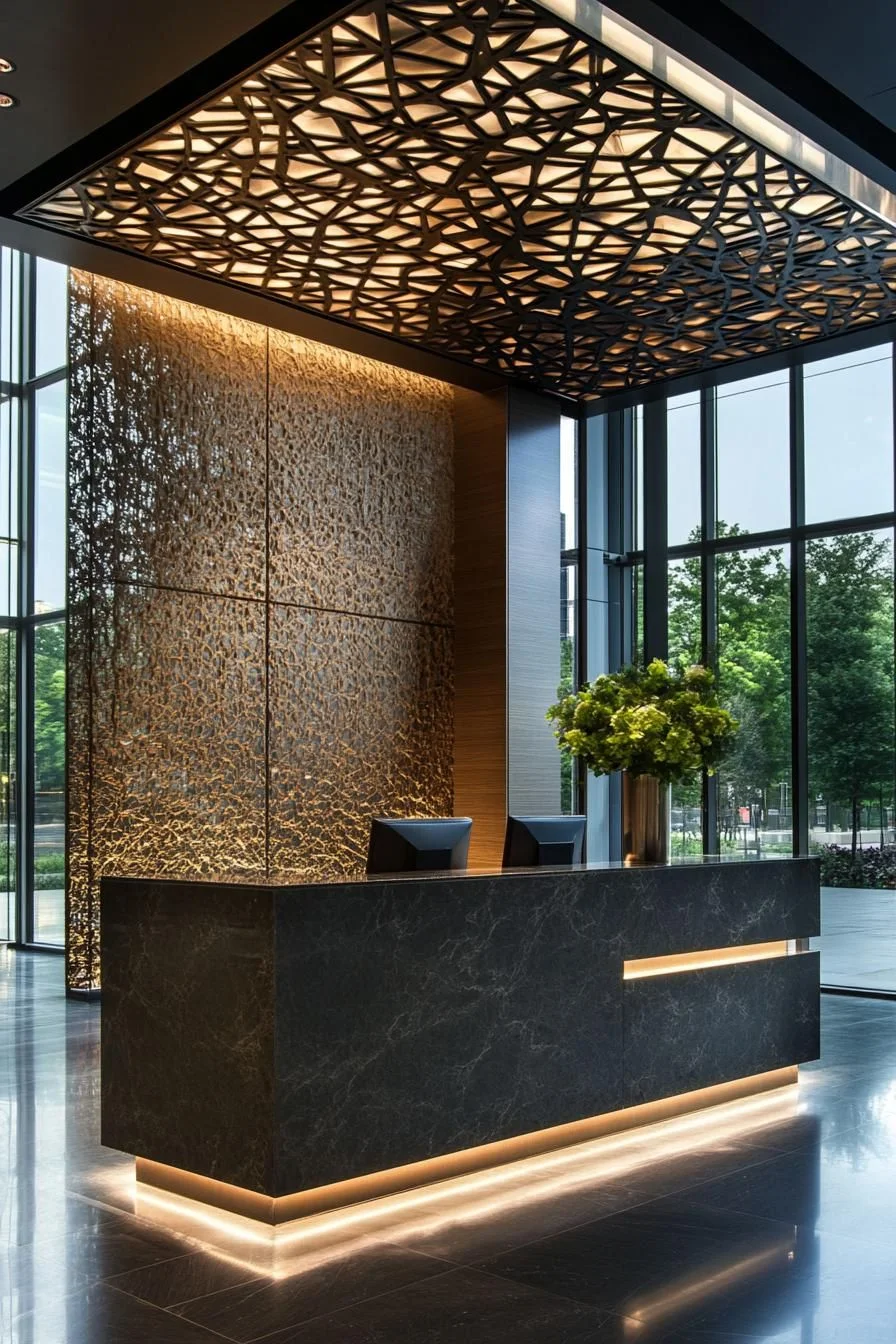 Sleek Sophistication in Luminous Patterns