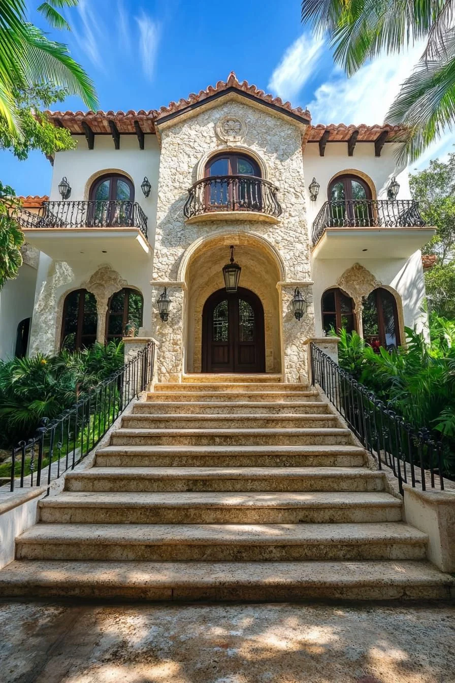Exquisite Stone Facade Mansion