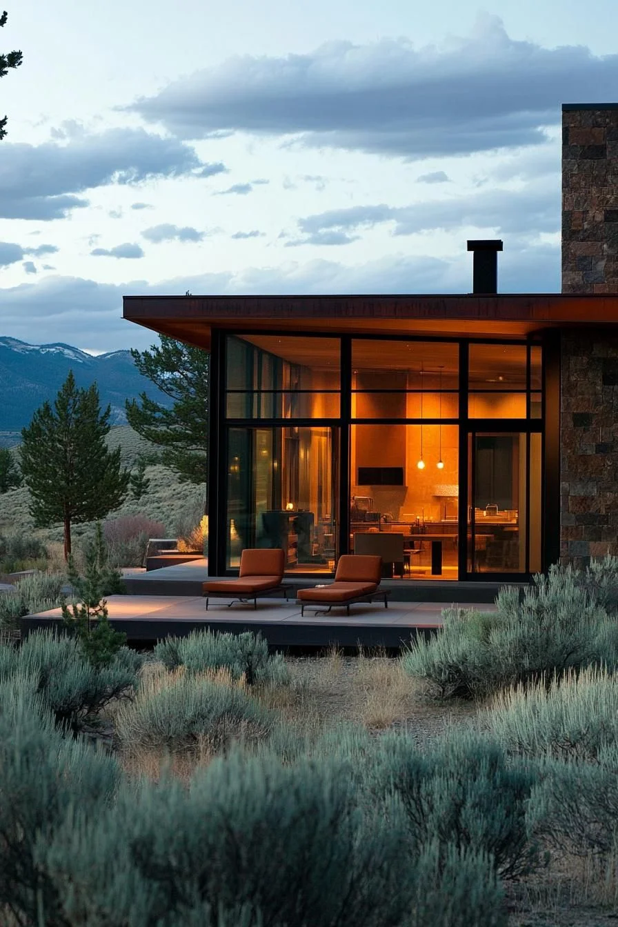 A Glass Haven Amid Mountain Sounds