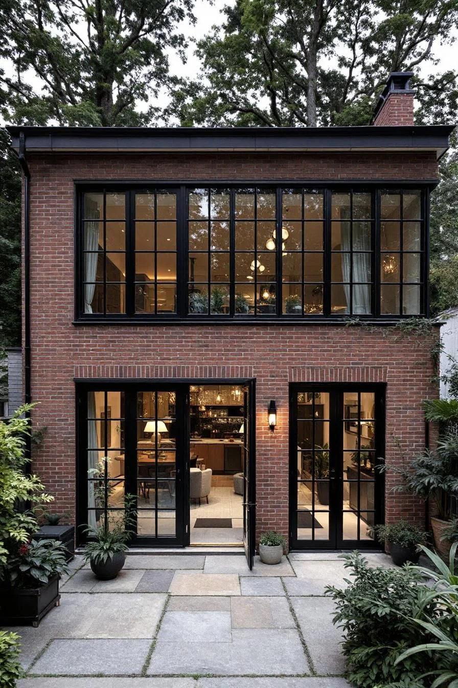 A Brick House Tucked In The Thickets