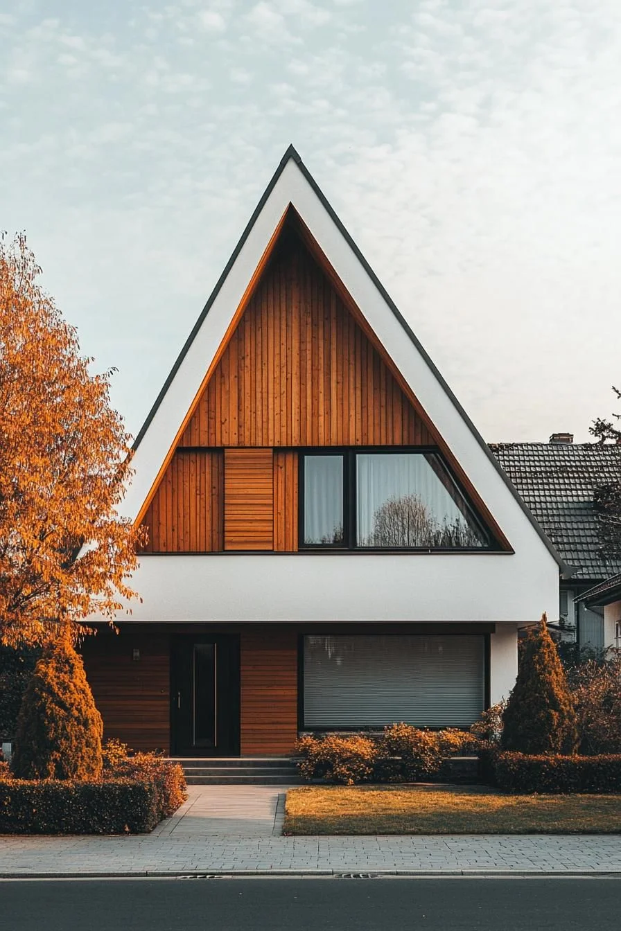 Scandinavian Modern Design Meets A-Frame Elegance
