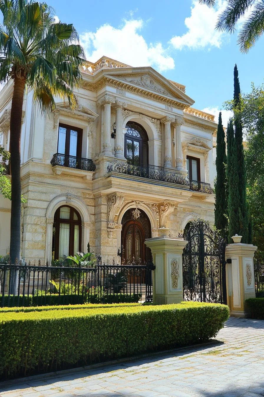 A Marble Exterior Built for Grandeur