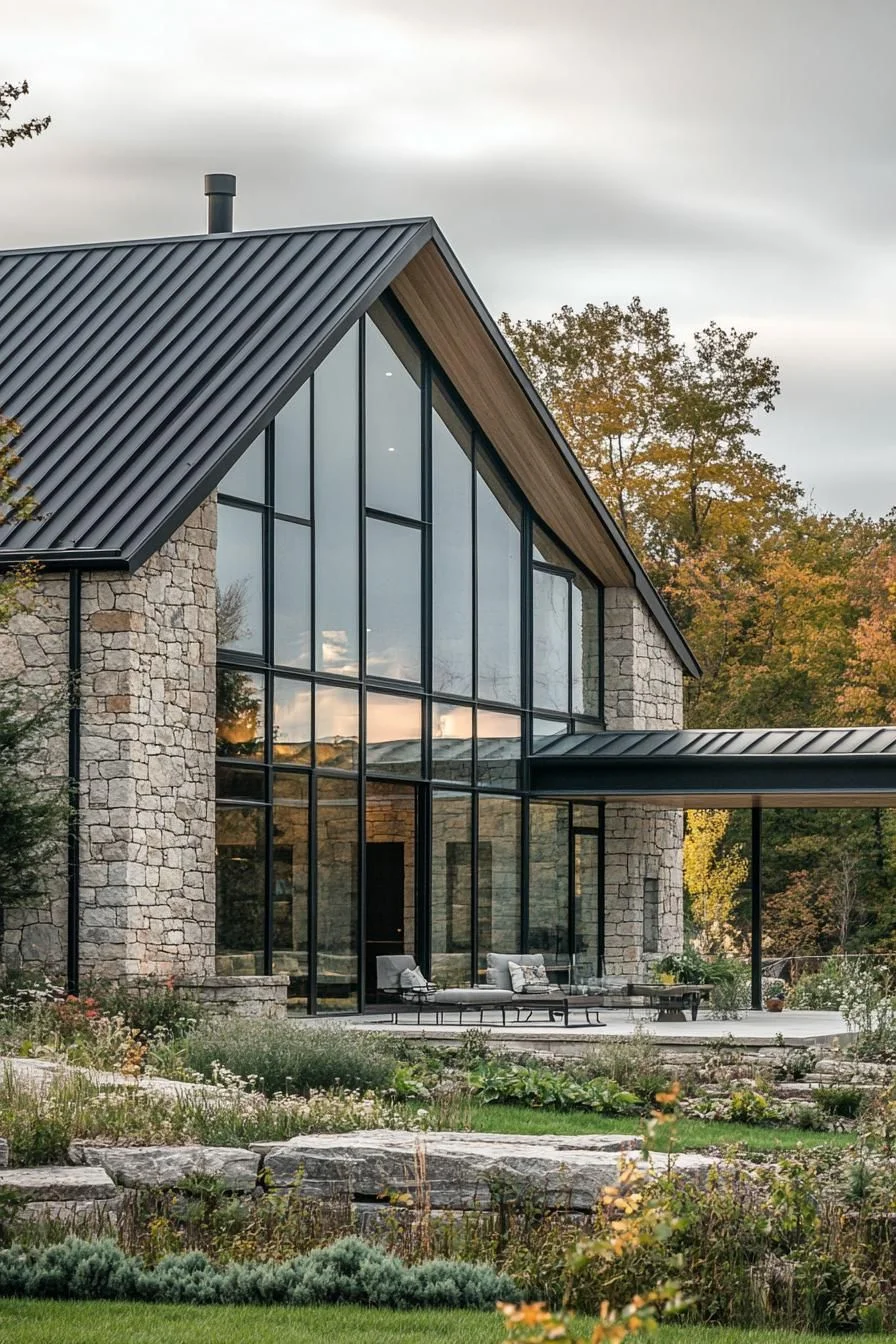 A Stone Barn Where Old Meets New