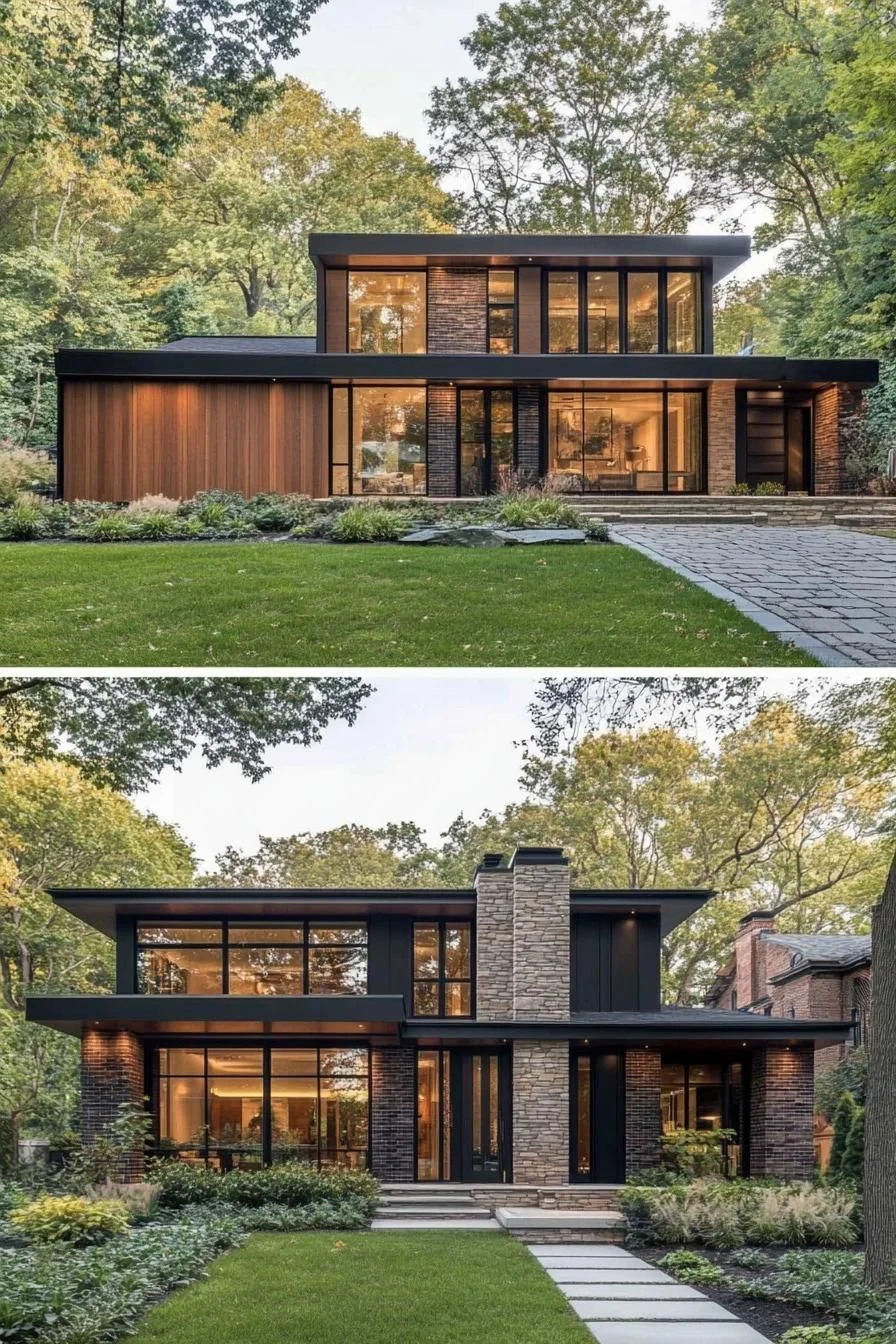 A Flair-Filled Dwelling in the Woods