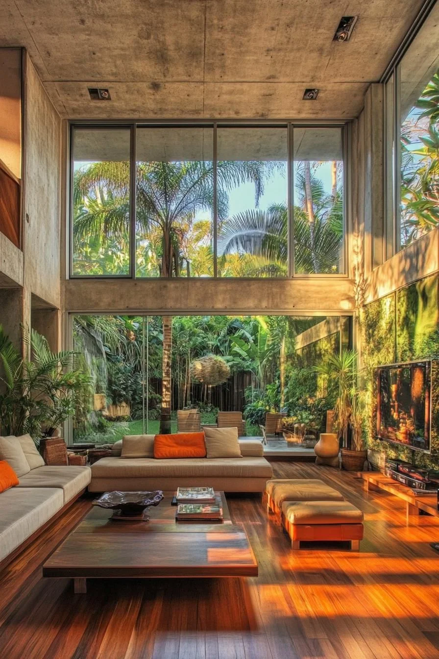 An Open-Plan Tropical House Design