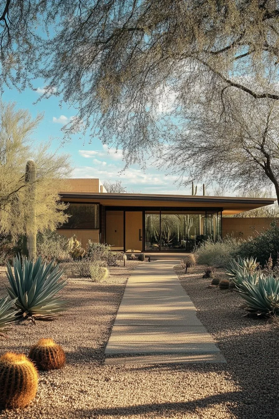 A Quiet Walkway Through the Desert
