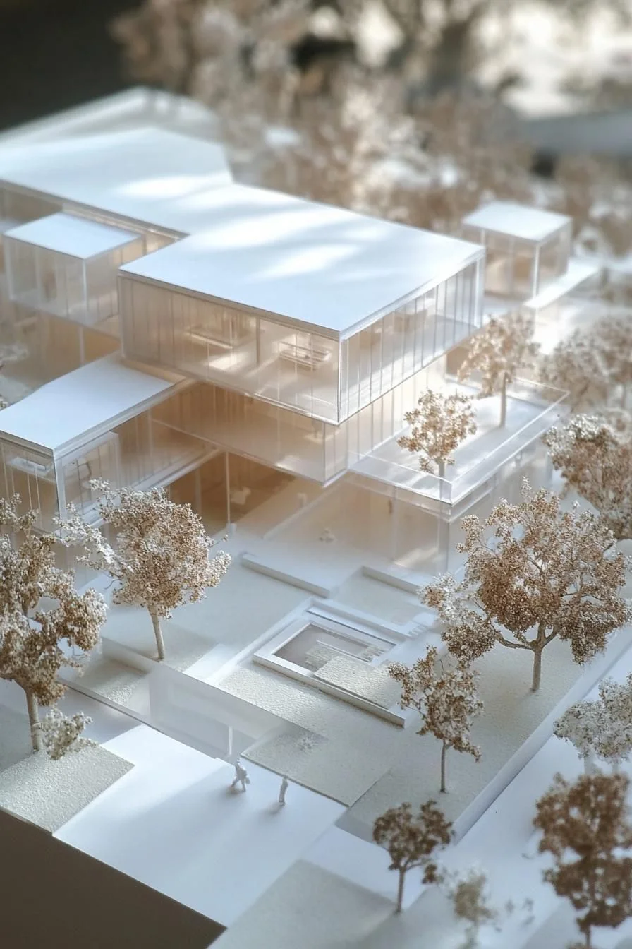 Minimalist Modernist House Model