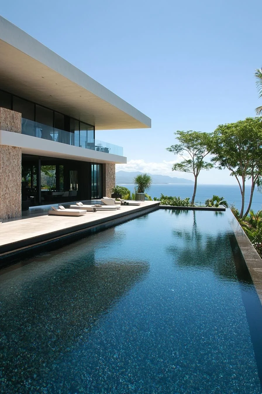 Coastal House With Sleek Style