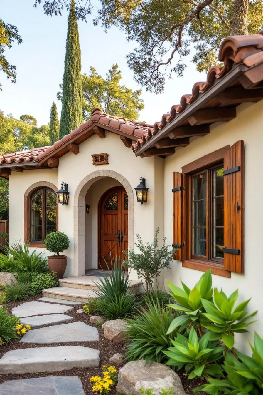 A Charming Villa Tucked in Spanish Woods