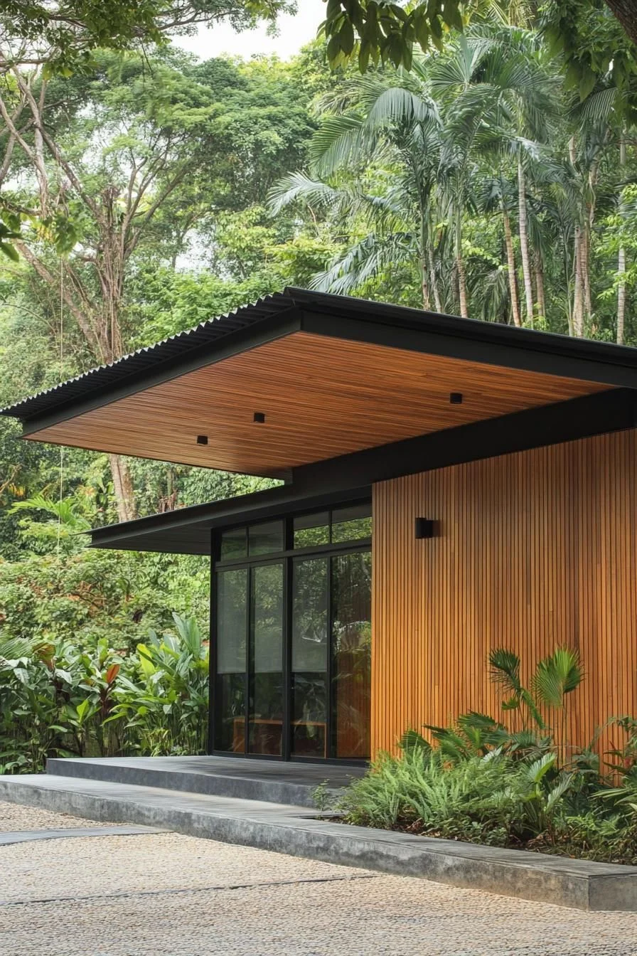 A Modern Bungalow Perched in the Jungle