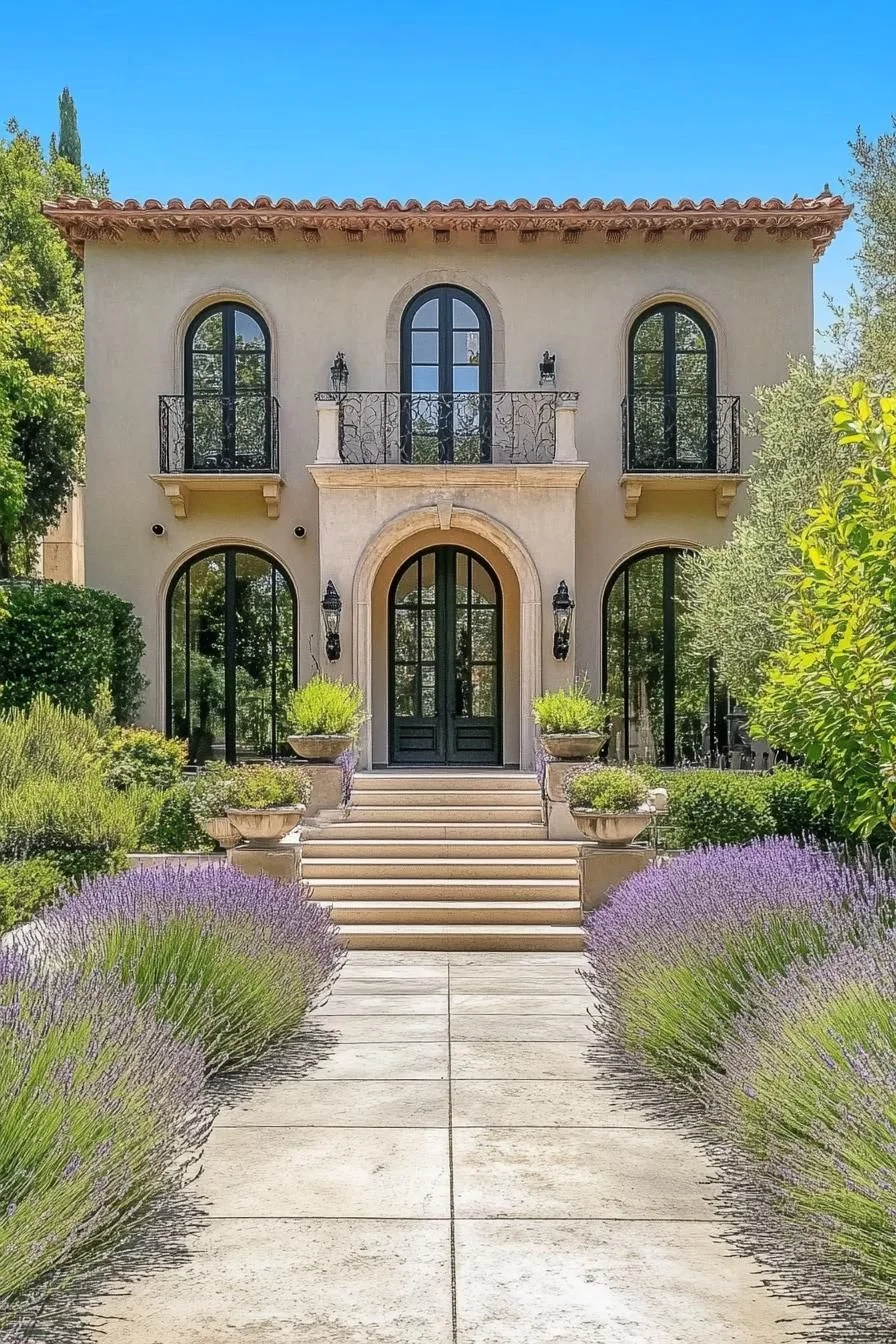 A Provencal-Style Home Wrapped in Greenery