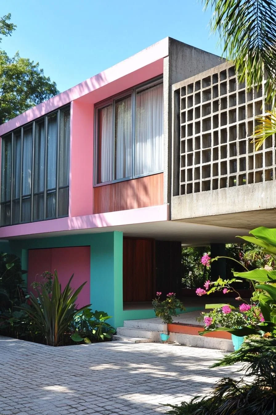 Bright Layers of Mid-Century Color