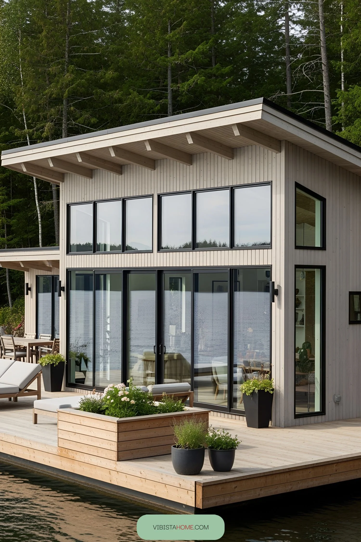 A Cloud-Like Floating Retreat in Nature