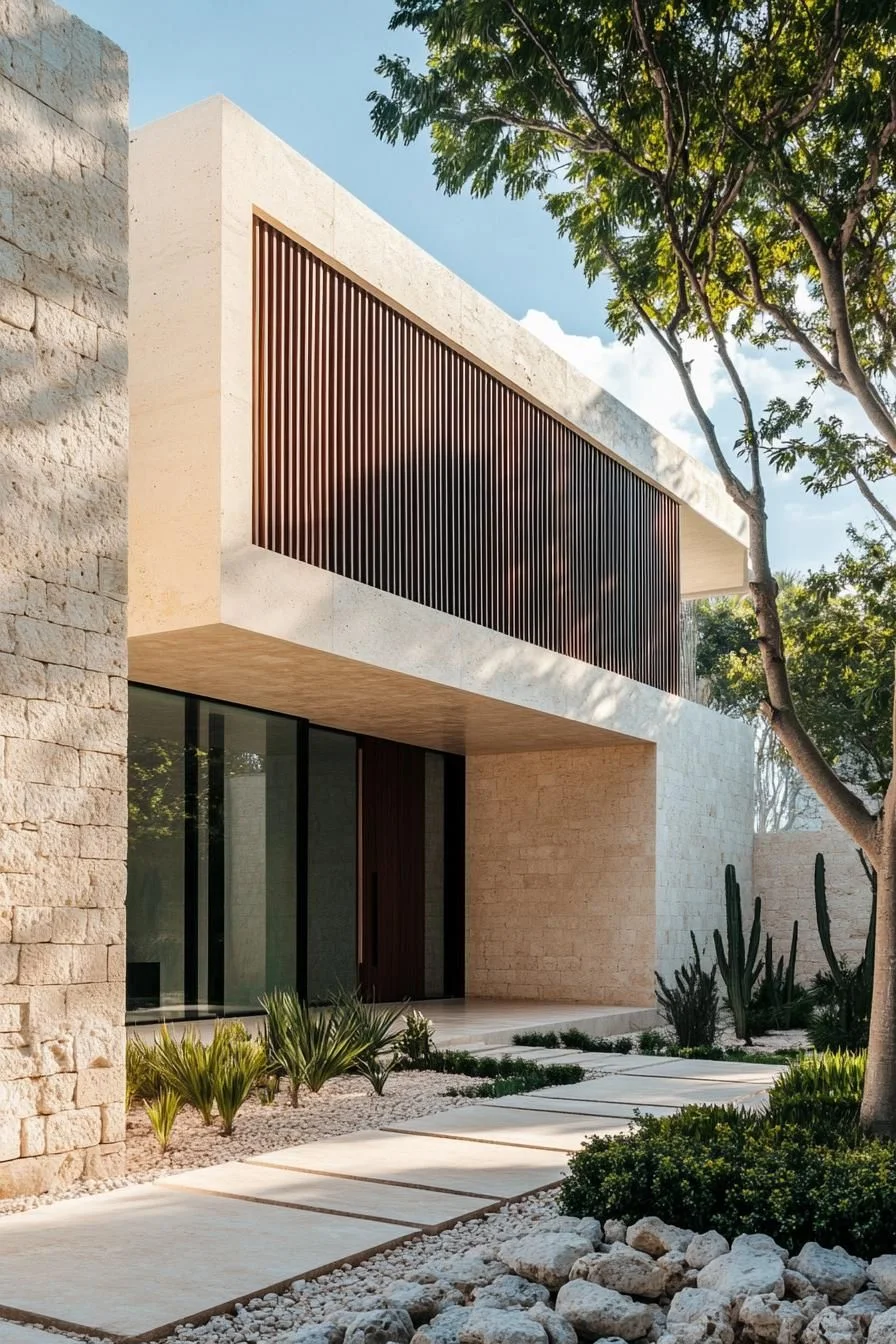Zen-Inspired Stone Retreat