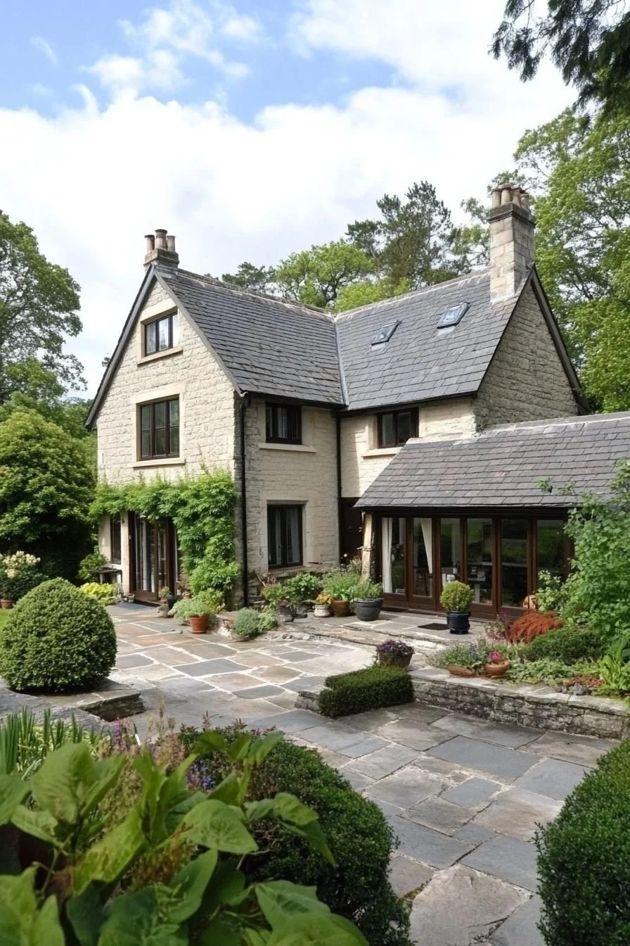 A Stone Sanctuary With Garden Views