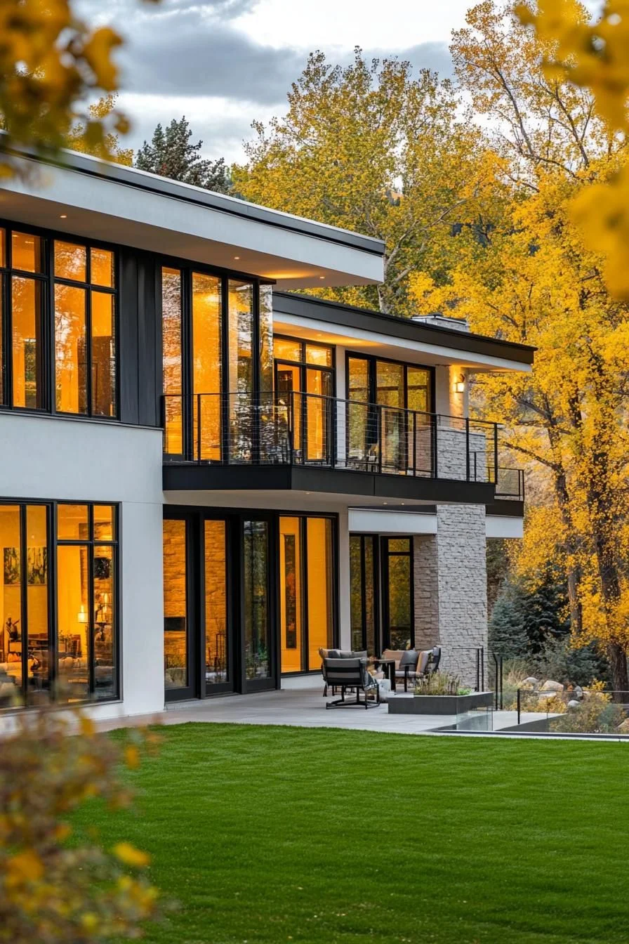 Contemporary Glass Mountain House