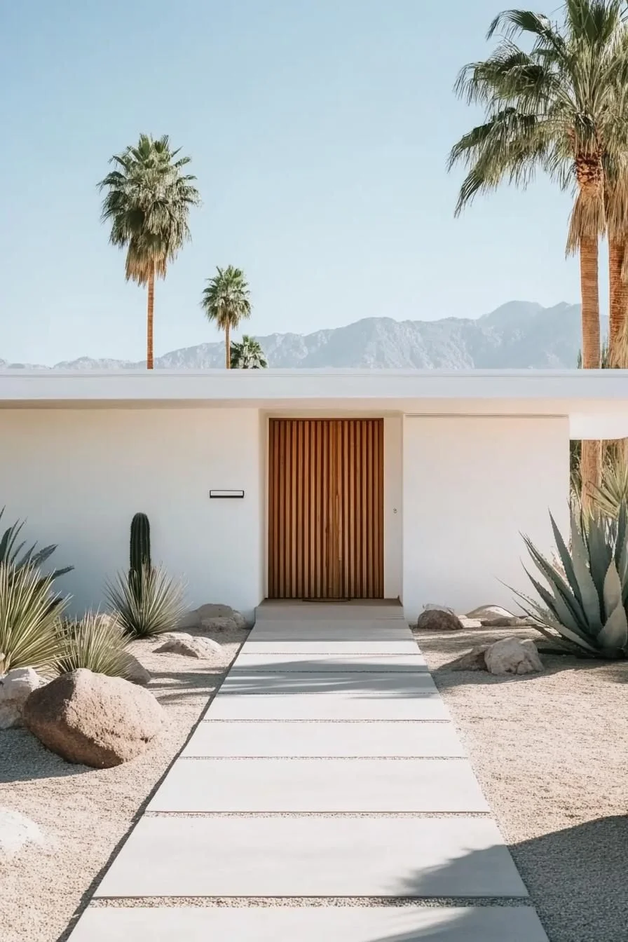 A Calm Pathway to Desert Elegance