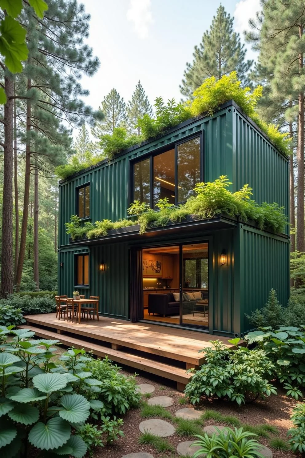 A Container Home Tucked in the Emerald Jungle