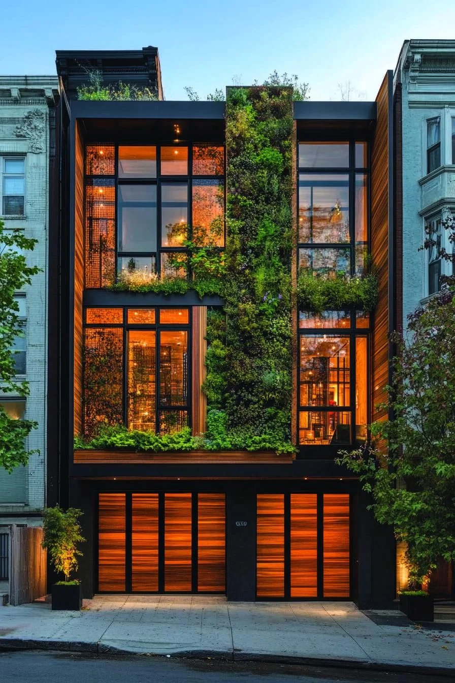 Lattice-Style Urban Timber Facade