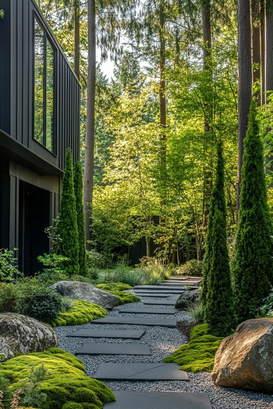 Mossy Zen Walkway Design