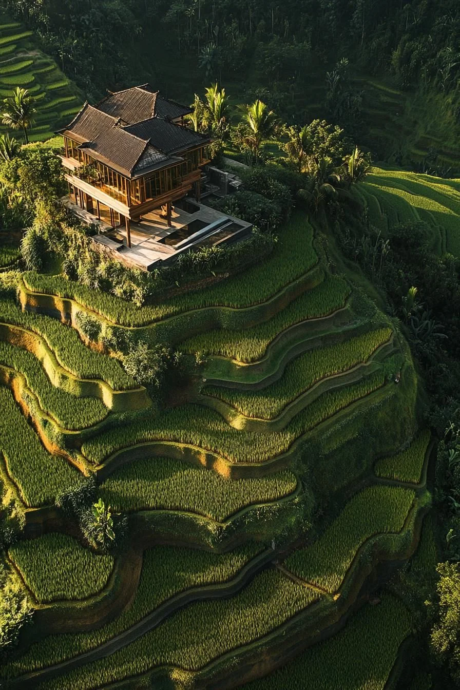 Hillside Majesty: A Bali Rice Terrace Retreat