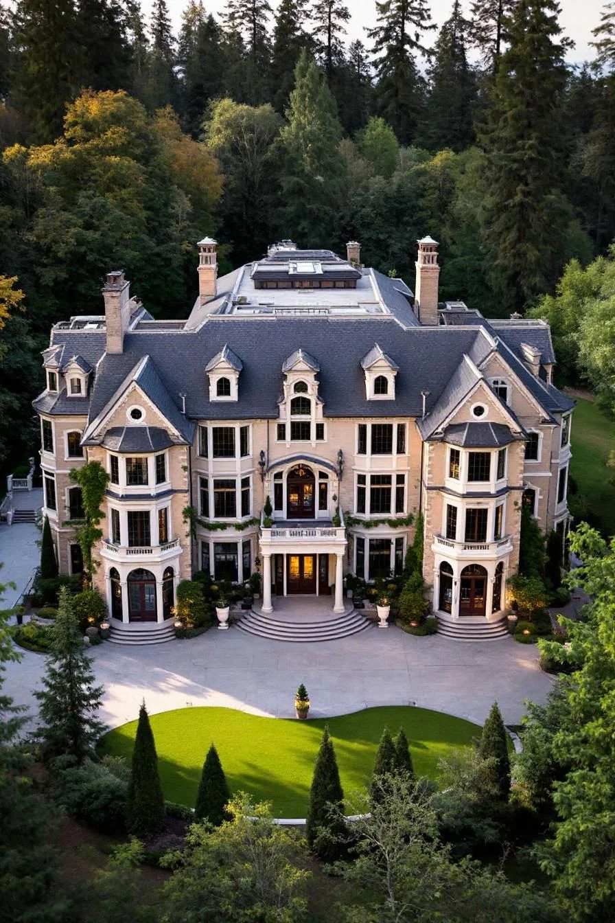 Whimsical Castle Tucked in the Woods