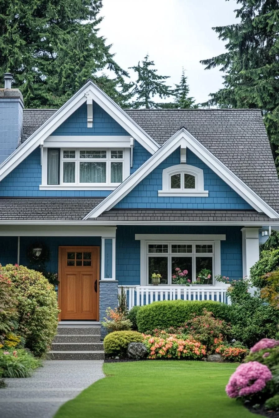 A Cheerful Blue Suburban Charmer