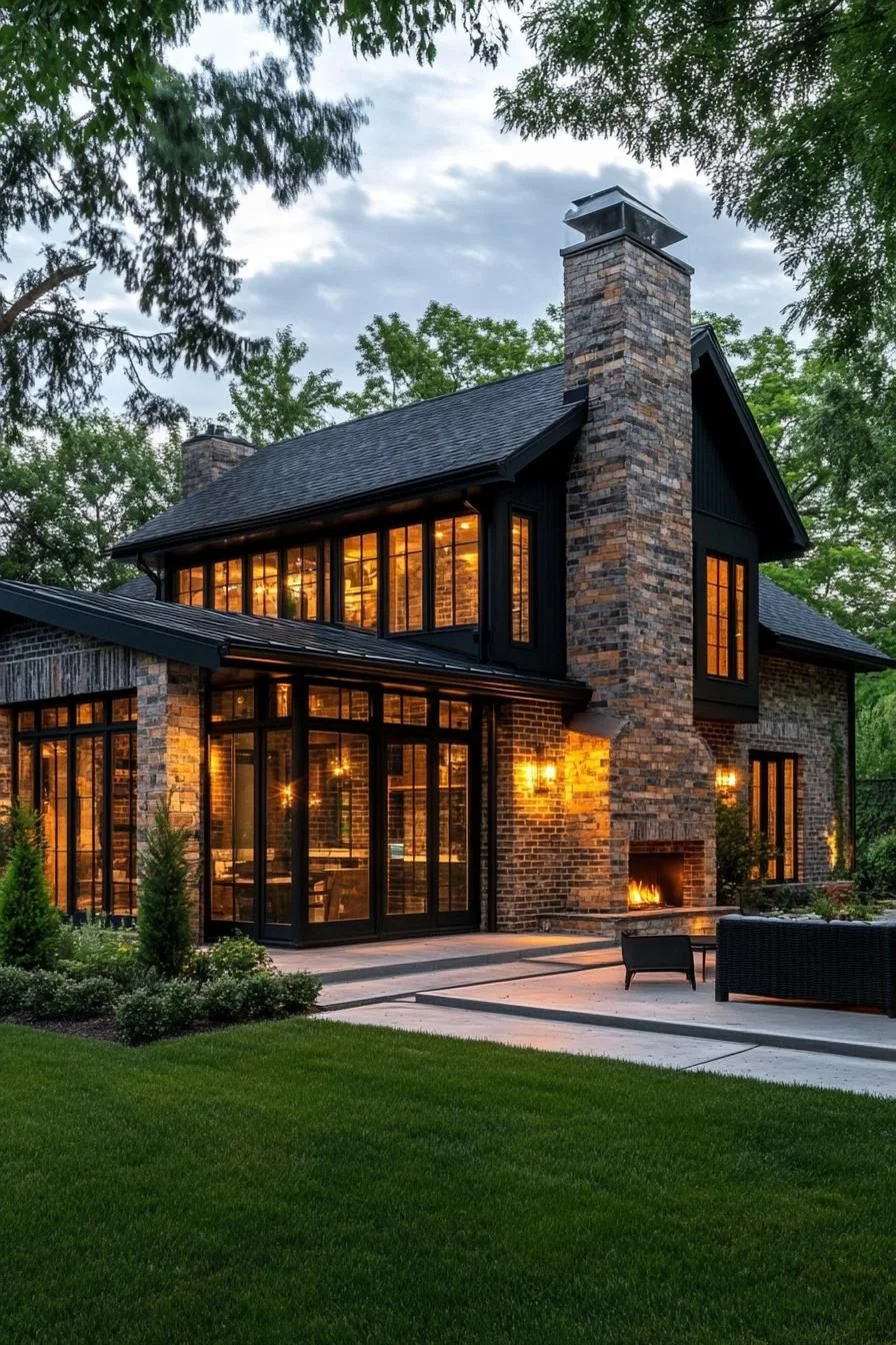 The Warm Glow of an Evening Hearth