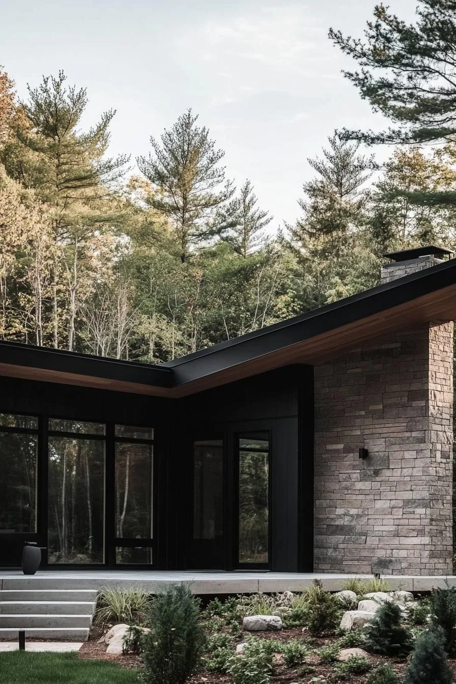 Sleek Serenity in the Woods