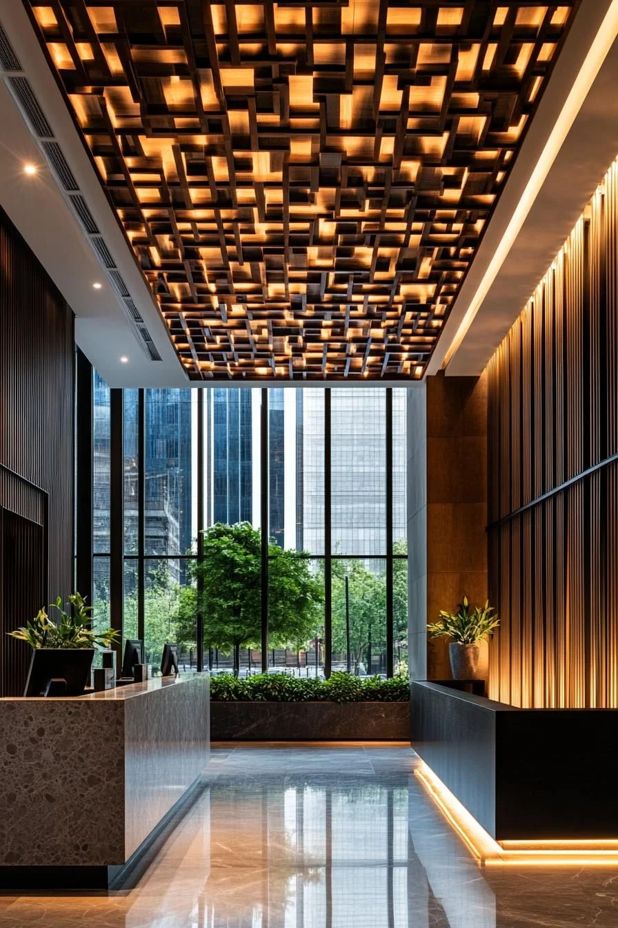 Green Vistas Through a Luminous Labyrinth