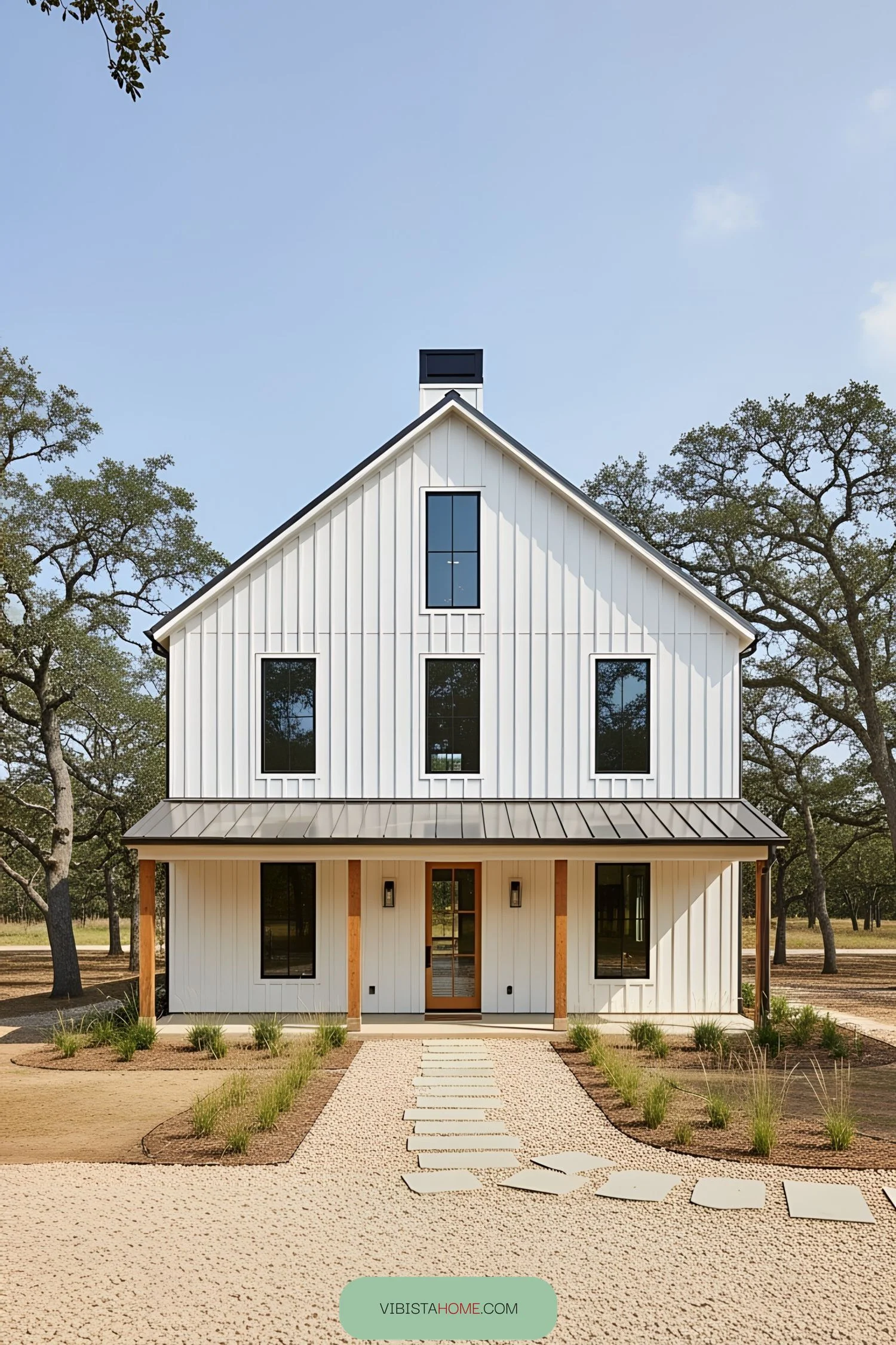 Polished White Barn With Modern Flair
