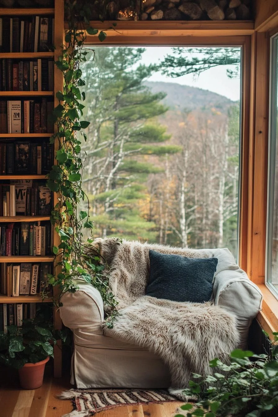 A Pine-Scented Reading Spot in the Mountains