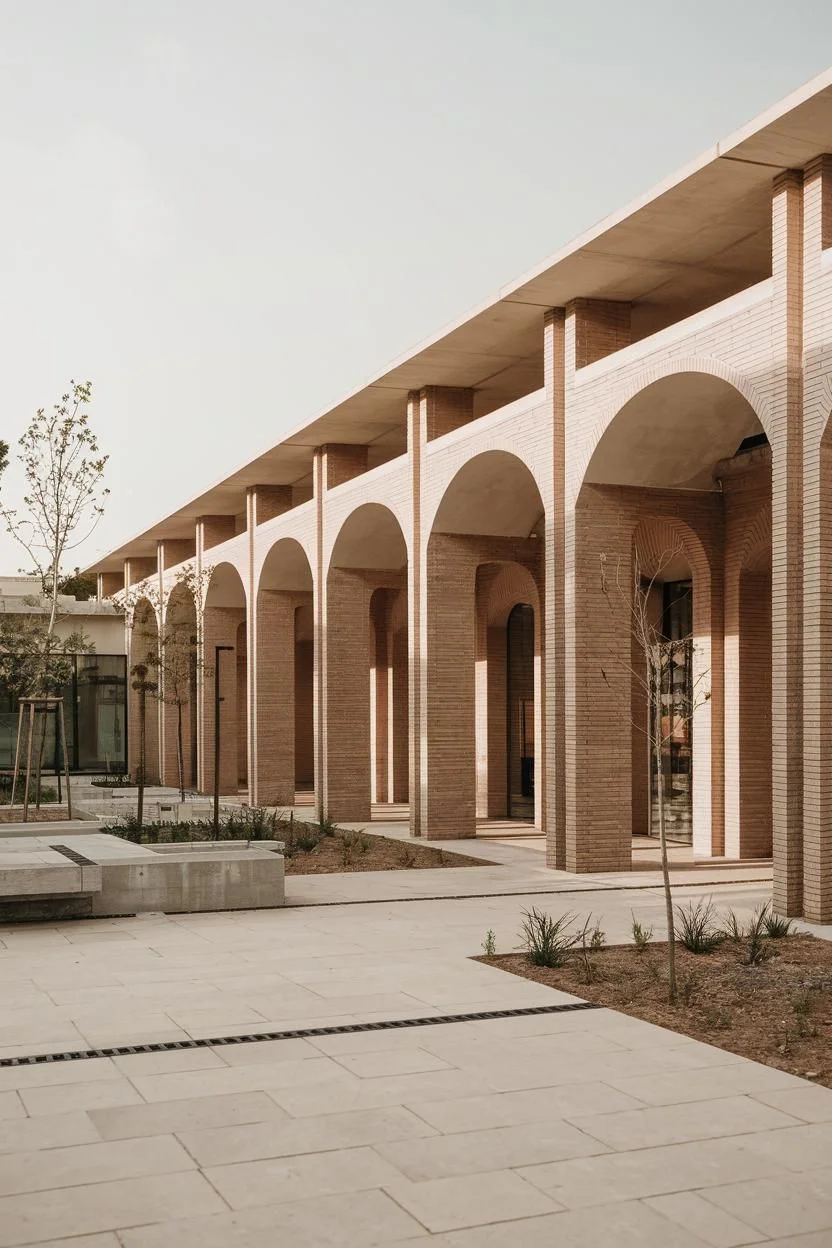 The Grand Arch Pavilion: A Waltz of Brick and Void