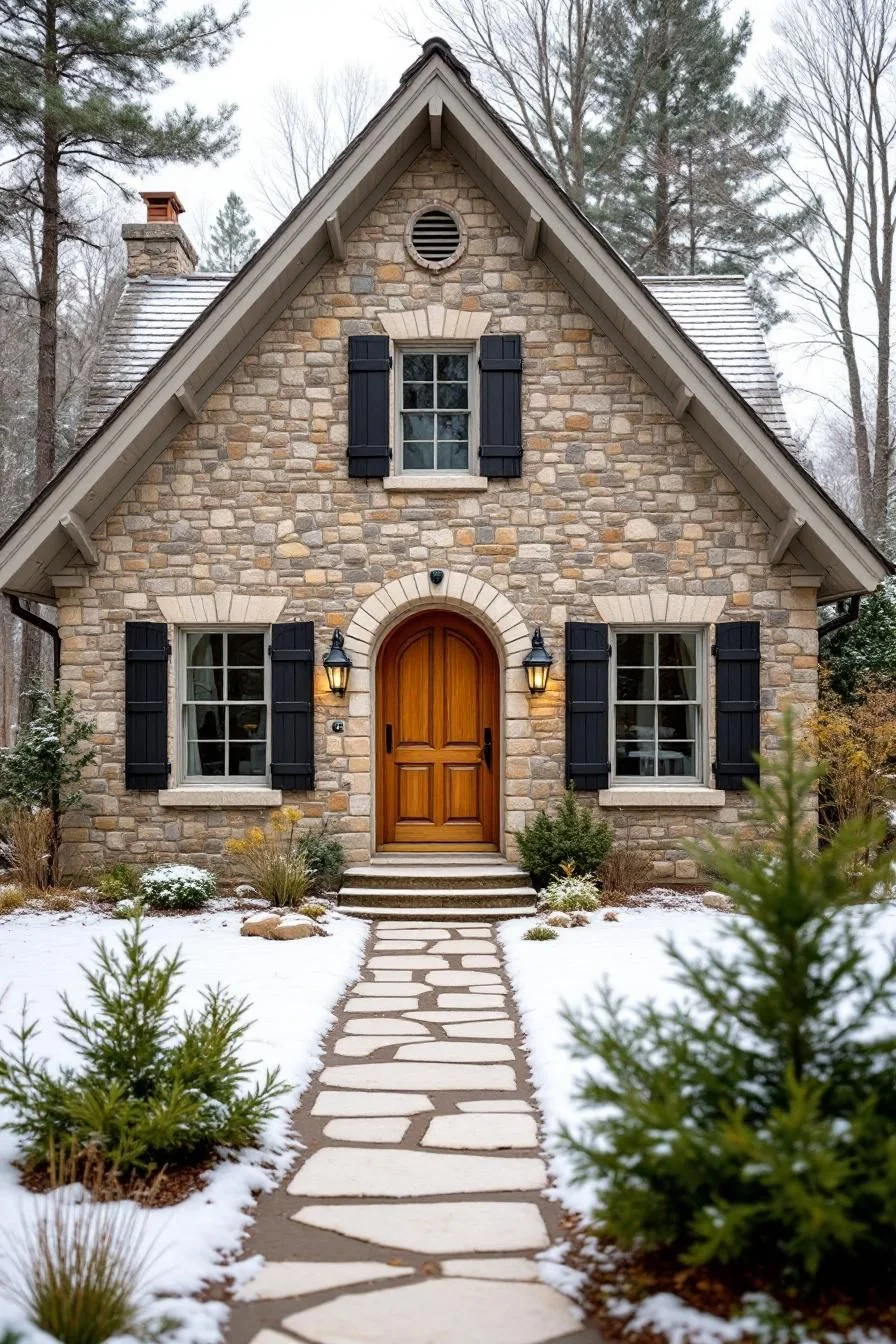 Snowy Stone Cottage Design