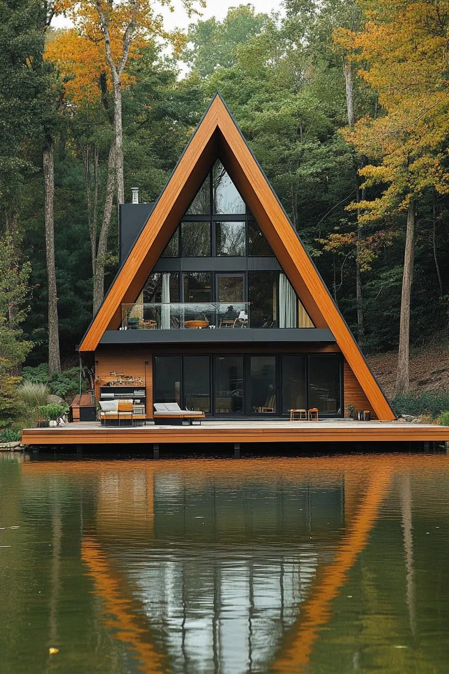 Lakeside Lodge: Triangular Tranquility