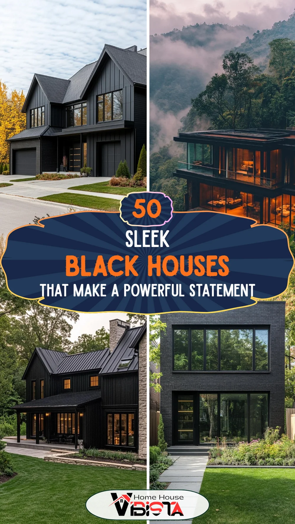50 Sleek Black Houses That Make a Powerful Statement