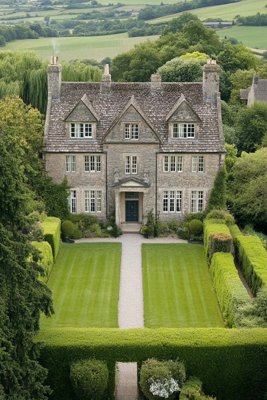 A Stone Manor Set in Wide Green Grounds