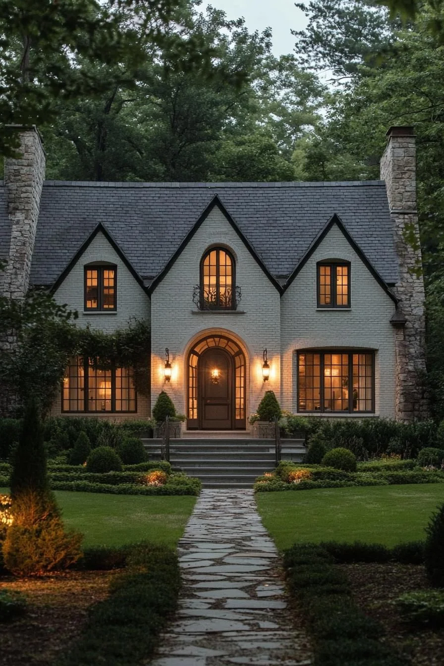 Charming Brick Hideaway With Gothic Allure