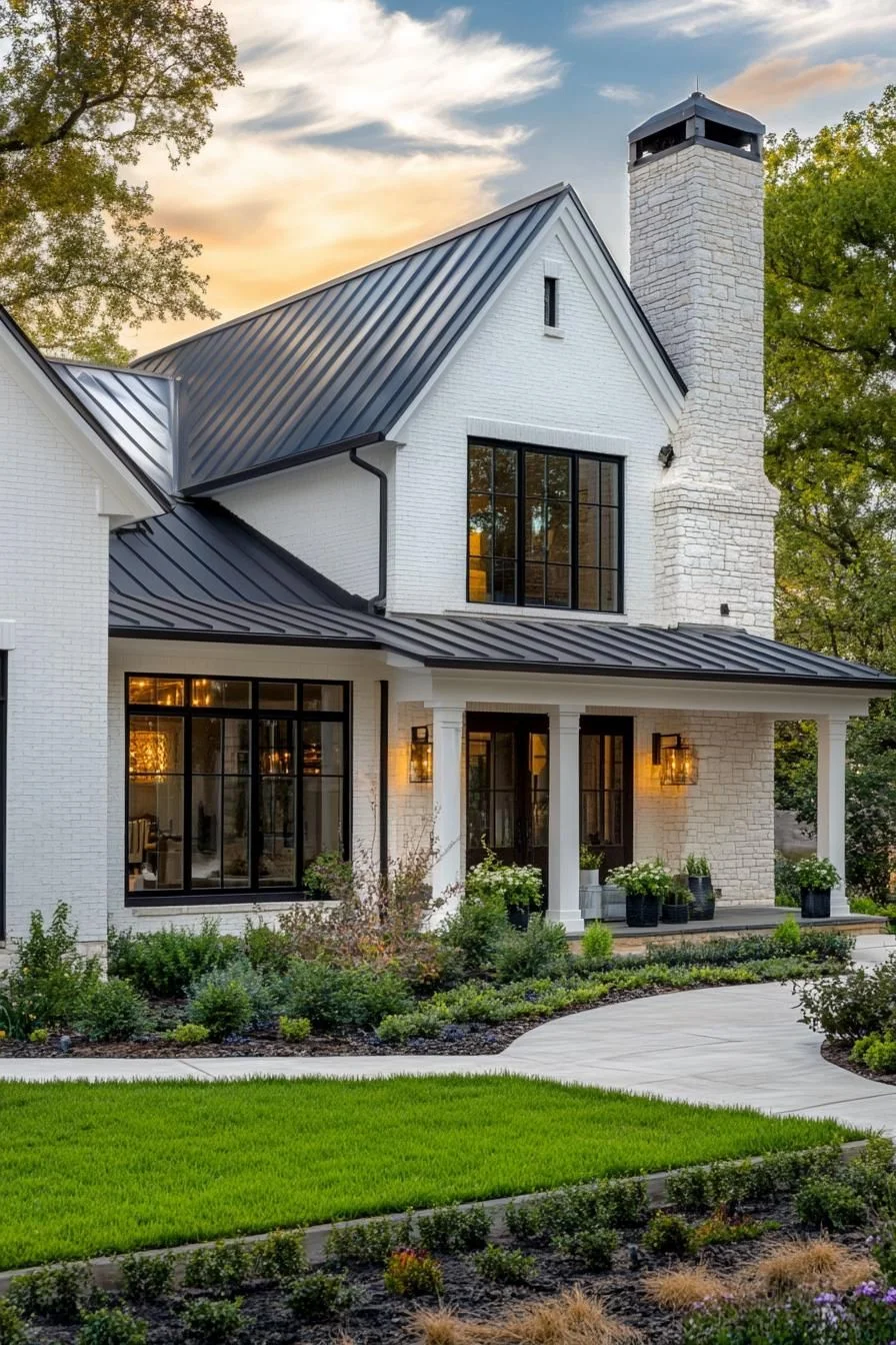 Modern Charm Meets Elegant White House