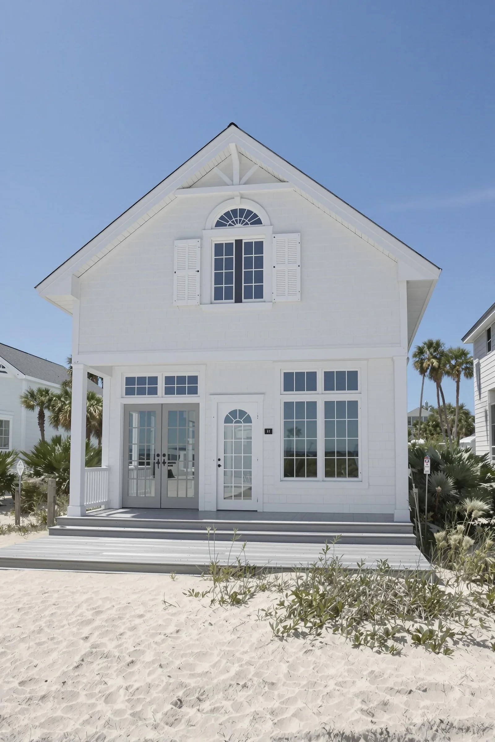 Whitewashed Beach House by the Shore