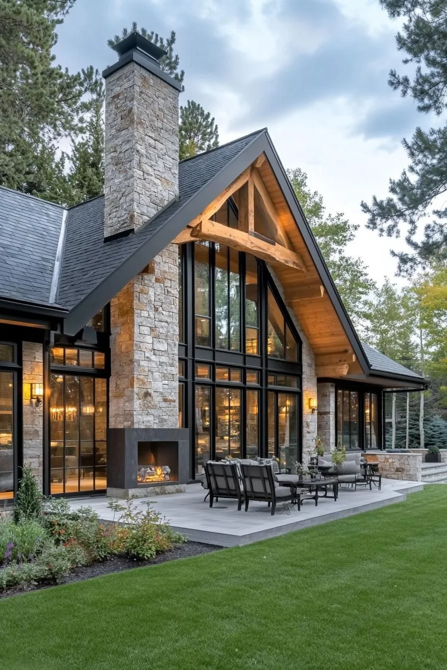 Warmth and Modern Rustic Design Combined