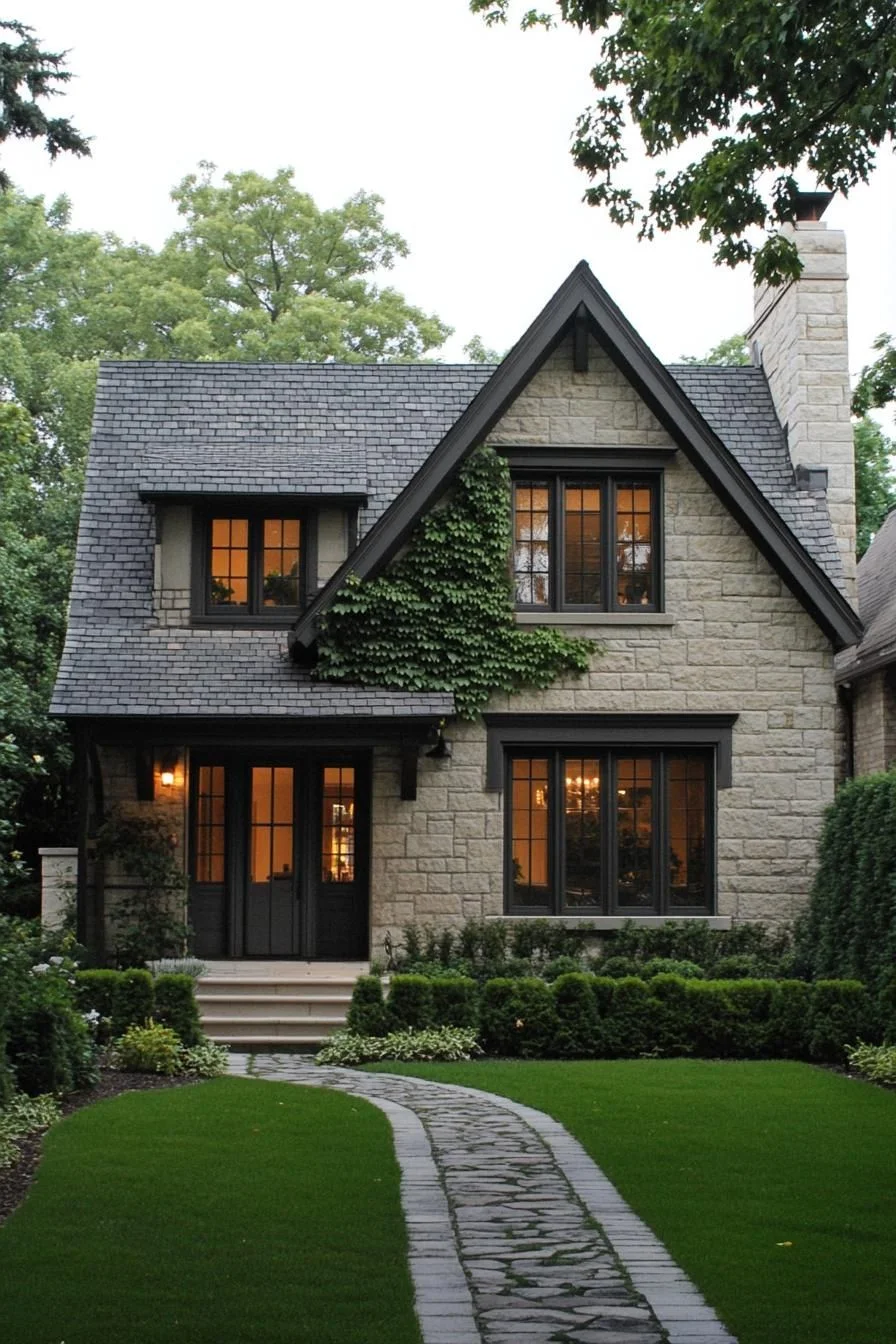 Charming Stone Nook Along a Cozy Path