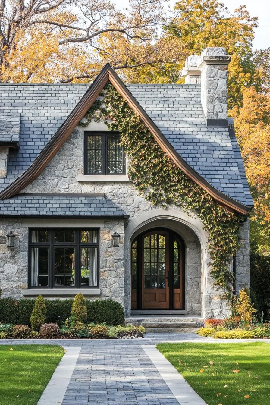 Storybook Stone House Exterior